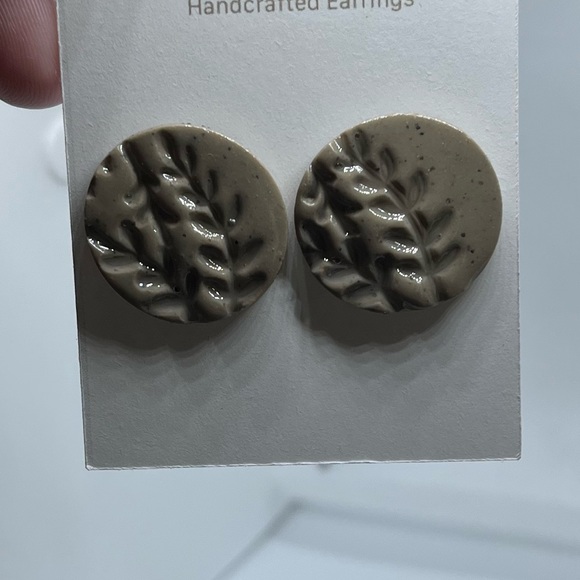 Handmade Clay Studs - Picture 9 of 10